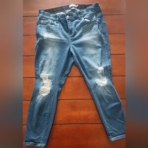 Torris 16XS Distressed Skinny Jeans